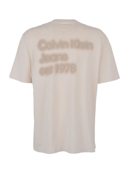 T-shirt relaxed fit panna Calvin Klein Jeans | J30J327078PDH